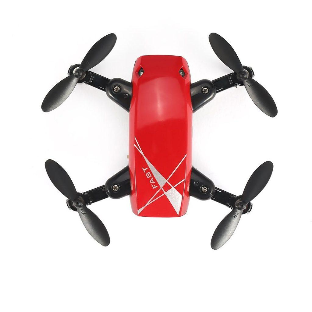 ESUN S9M mini skládací dron, barometr, kompas, LED, WiFi, kamera.