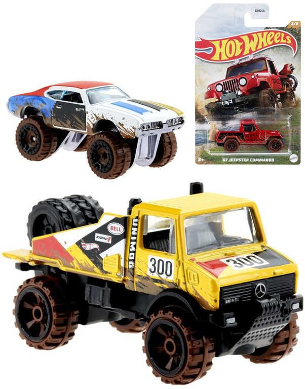 MATTEL HOT WHEELS Auto tématické Mud Runners zablácené 5 druhů