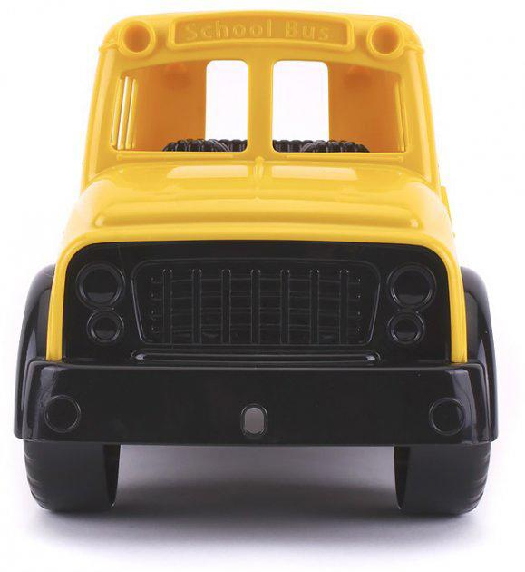 Auto baby žlutý tahací autobus 27cm plast