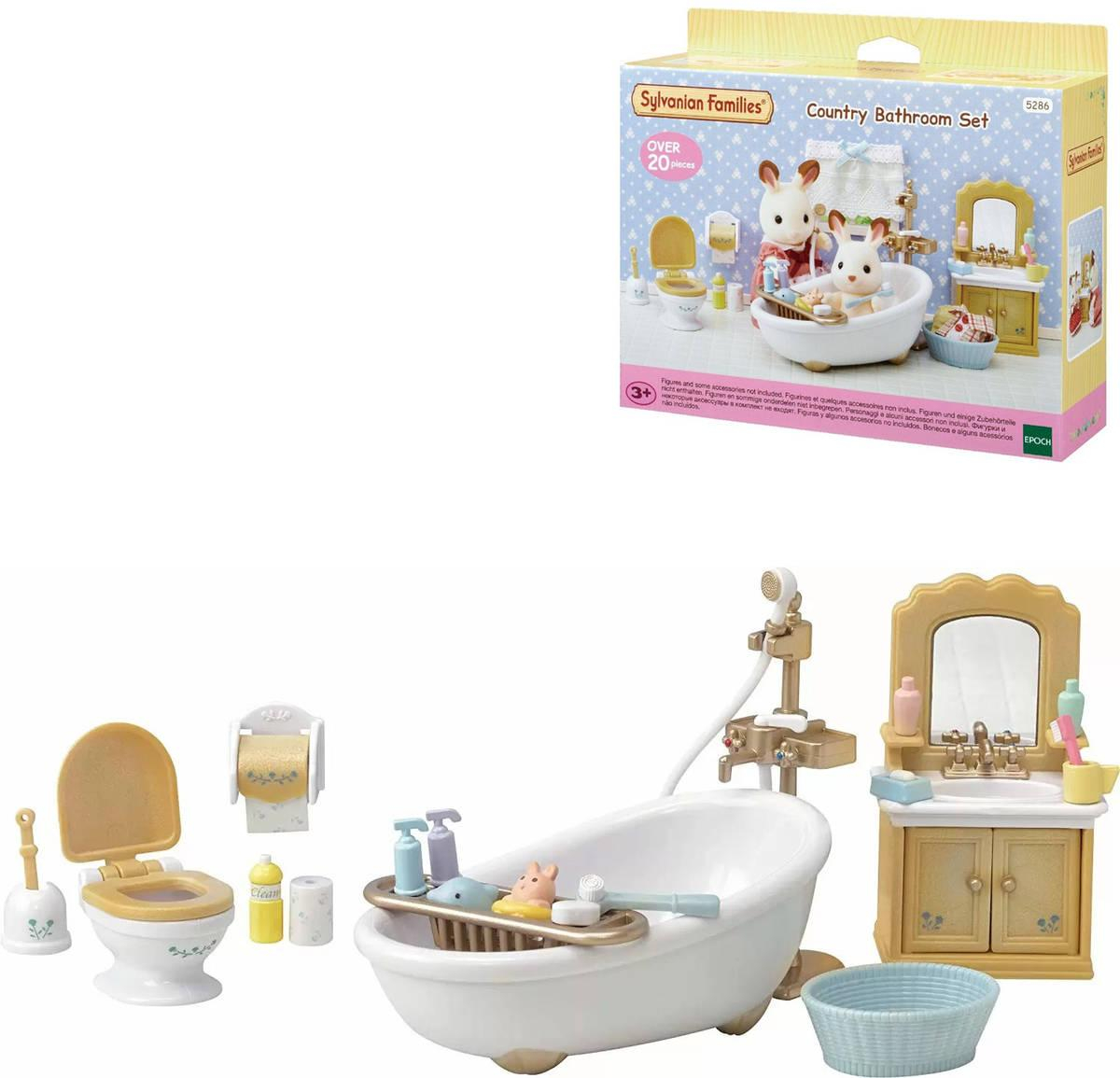 Sylvanian Families koupelna venkovská nábytek s doplňky k herním sadám