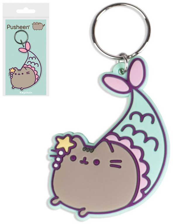 Klíčenka Pusheen Purrmaid 6cm přívěsek na klíče gumový