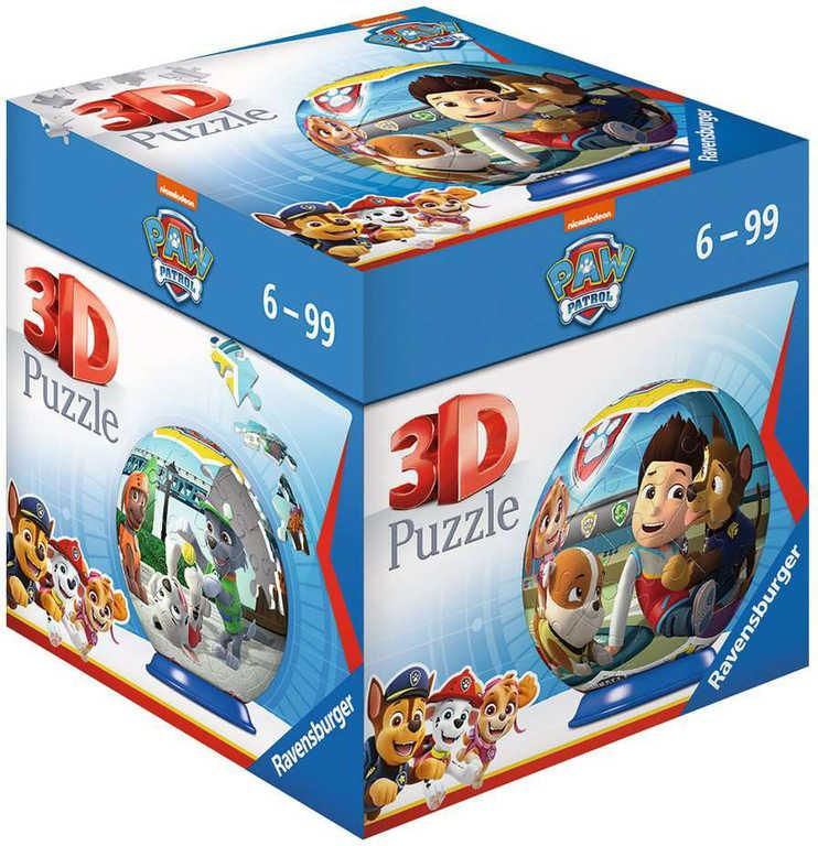 RAVENSBURGER Puzzleball 3D skládačka 54 dílků Tlapková Patrola 3 druhy