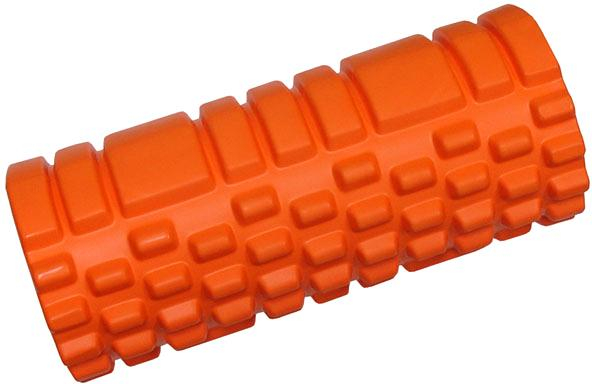 ACRA Válec masážní 33x14cm fitness roller oranžový plast