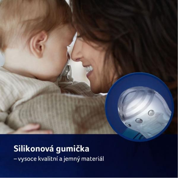 Lovi Silikonové dynamické dudlíky 18m+, Harmony Girl - pudrová