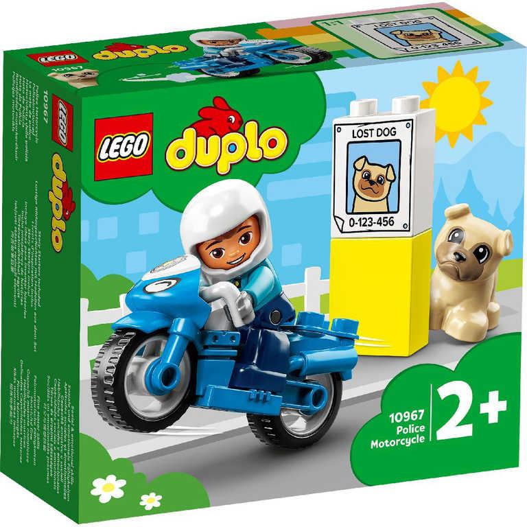 LEGO DUPLO Policejní motorka 10967 STAVEBNICE