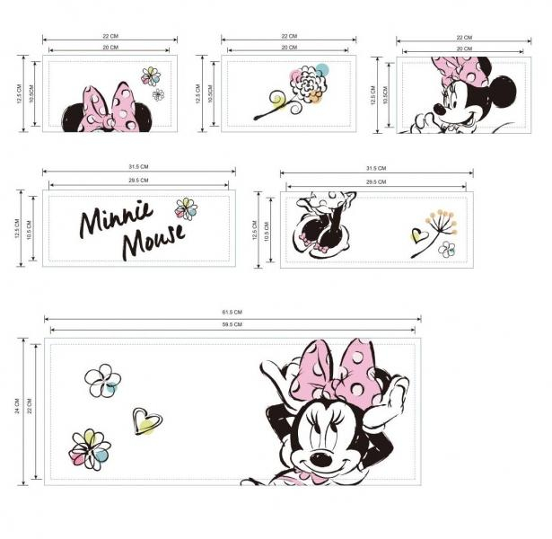 BHome Organizér na hračky Minnie Mouse