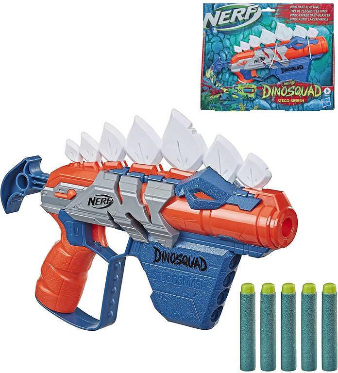 HASBRO NERF Dinosquad Stegosmash set blaster + 5 šipek Elite