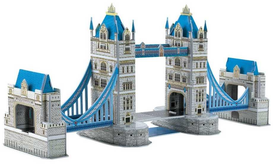 Small Foot Třívrstvé pěnové 3D puzzle Tower bridge