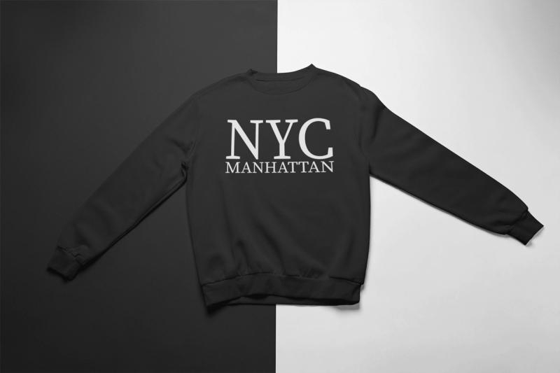 KIDSBEE Super klučičí tepláková mikina Nyc Manhattan - černá, vel. - 116 - 116 (5-6r)