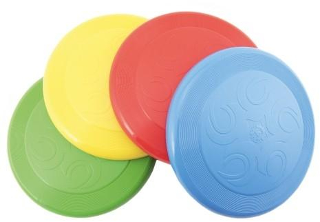 Létající talíř Frisbee plast 23cm 4 barvy 12m+