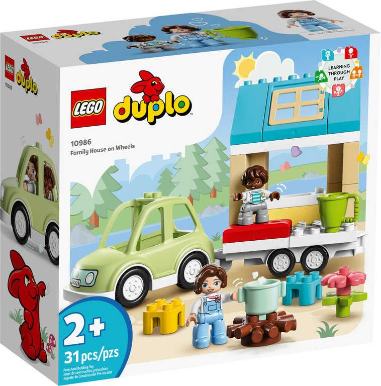 LEGO DUPLO Pojízdný rodinný dům 10986 STAVEBNICE