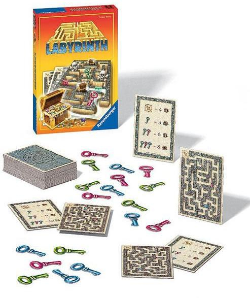 RAVENSBURGER Hra Labyrinth (Labyrint) Honba za pokladem * SPOLEČENSKÉ HRY *