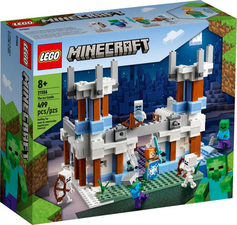 LEGO MINECRAFT Ledový zámek 21186 STAVEBNICE