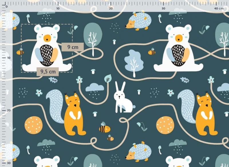 ds81144580_detsky_fusak_maxi_premium_forest_animals_rukavnik_zdarma_zeleny_110x50cm_baby_nellys_2