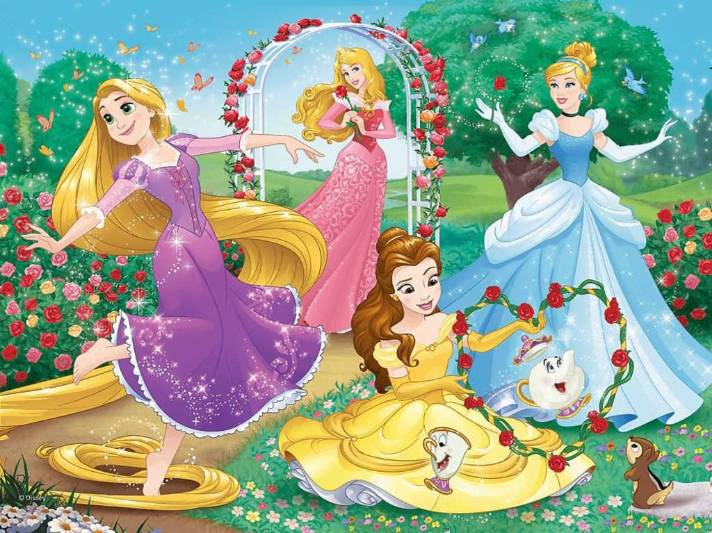 TREFL PUZZLE Disney Princezny skládačka 27x20cm 30 dílků