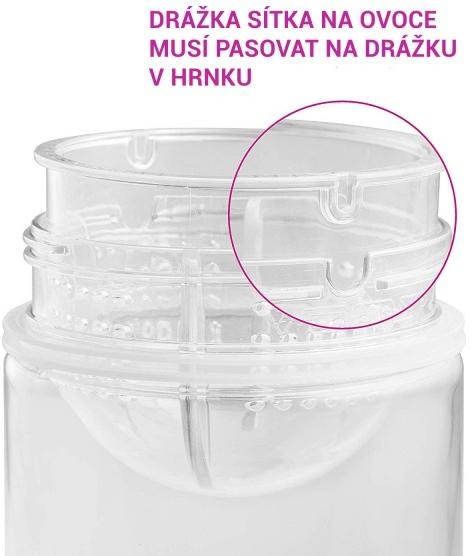 Munchkin - Netekoucí hrnek s infuzérem 414 ml - oranžový