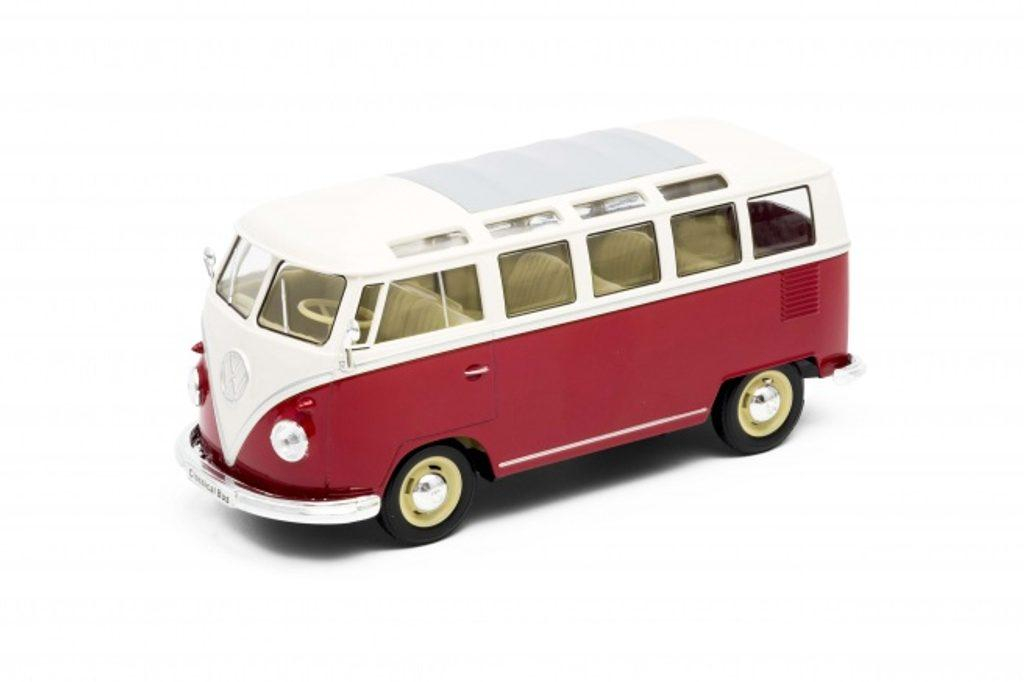 Welly Volkswagen T1 Bus (1963) model 1:24 červený