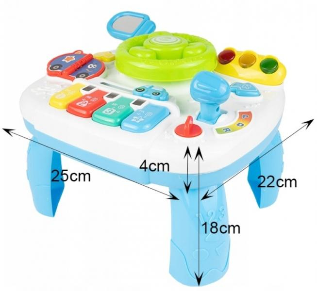 Interaktivní, vzdělávací stoleček s piánkem 2v1, Tulimi, Volant