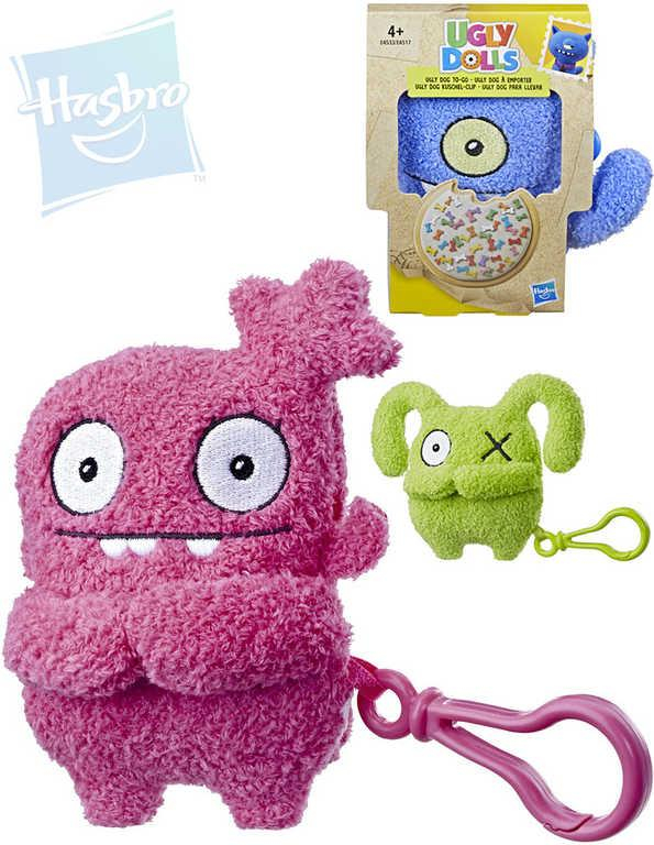 HASBRO PLYŠ Uglydolls přívěšek zvířátko příšerka s klipem *PLYŠOVÉ HRAČKY*