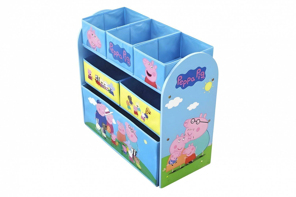 Dřevěný organizér na hračky Hasbro - Prasátko Peppa