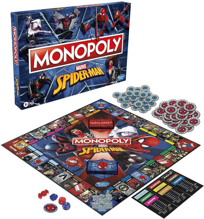 HASBRO Hra MONOPOLY Spiderman *SPOLEČENSKÉ HRY*