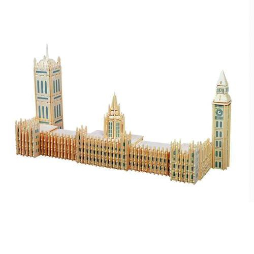 Woodcraft Dřevěné 3D puzzle slavné budovy Big Ben