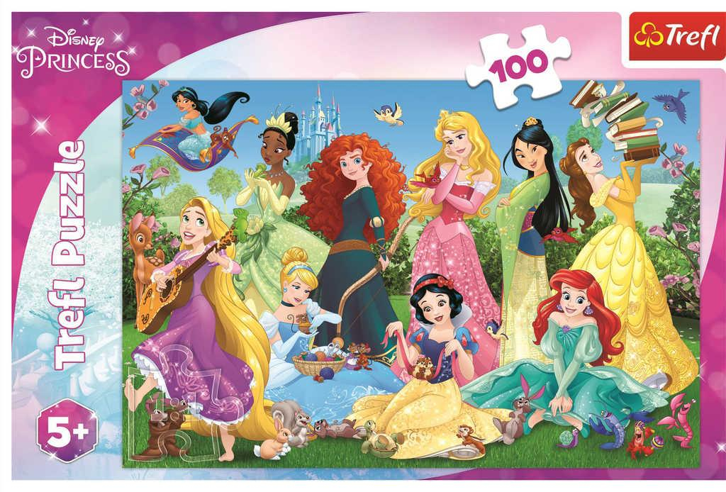 TREFL PUZZLE Disney Okouzlující Princezny 41x28cm 100 dílků skládačka