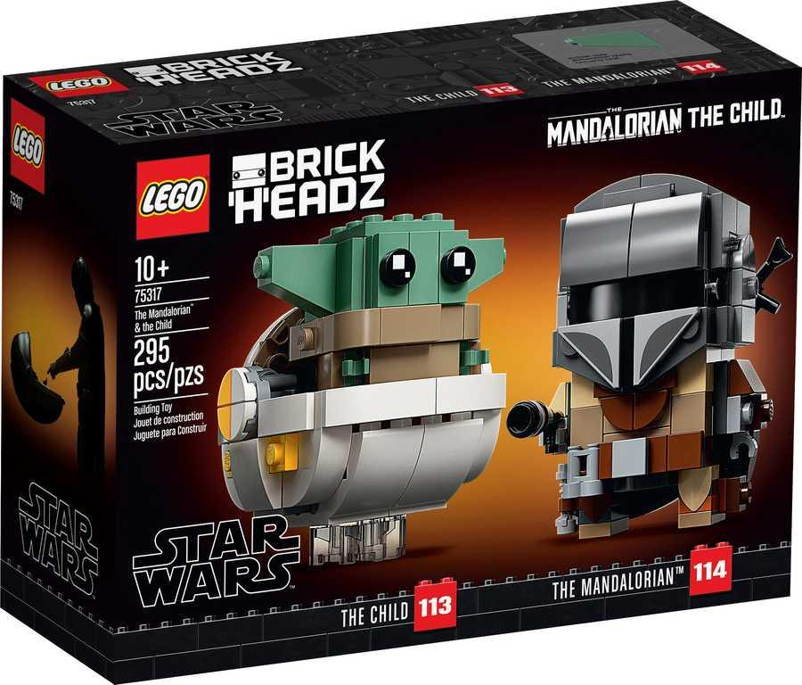 LEGO STAR WARS Brickheadz Mandalorian a dítě 75317 STAVEBNICE