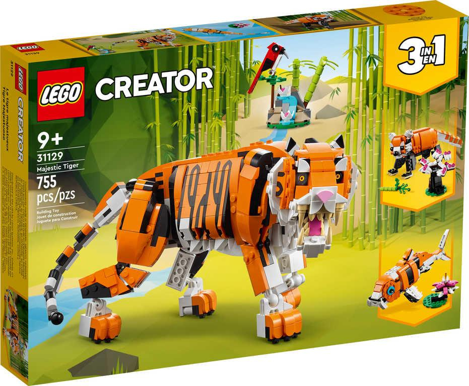 LEGO CREATOR Majestátní tygr 3v1 31129 STAVEBNICE