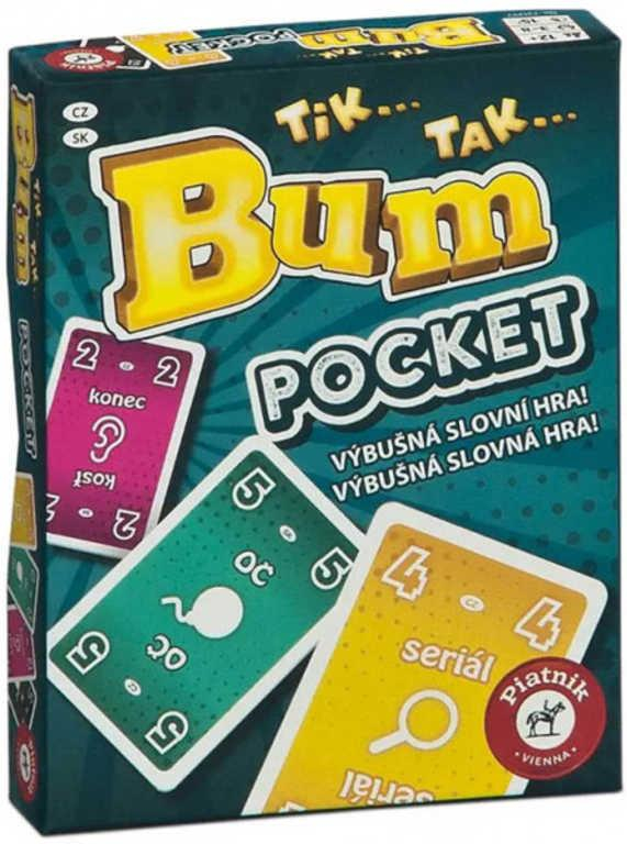 PIATNIK Hra TIK TAK BUM Pocket karetní *SPOLEČENSKÉ HRY*