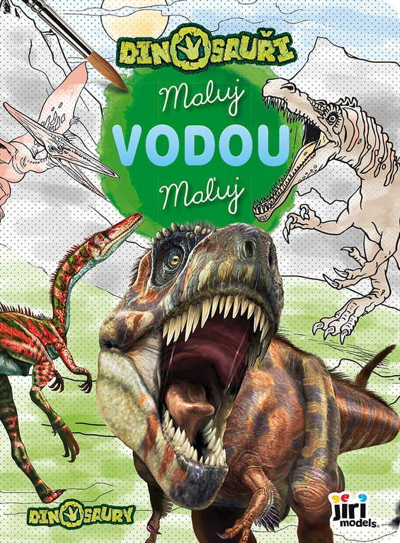 JIRI MODELS Maluj vodou Dinosauři omalovánky