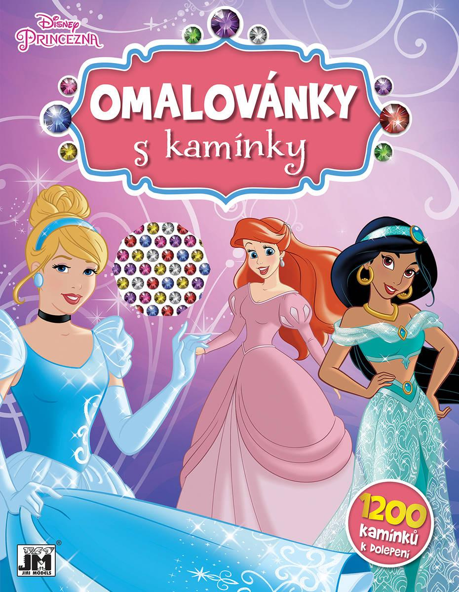 JIRI MODELS Omalovánky s kamínky Disney Princezny