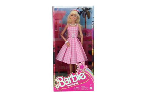 Barbie v ikonickém filmovém outfitu HPJ96 TV