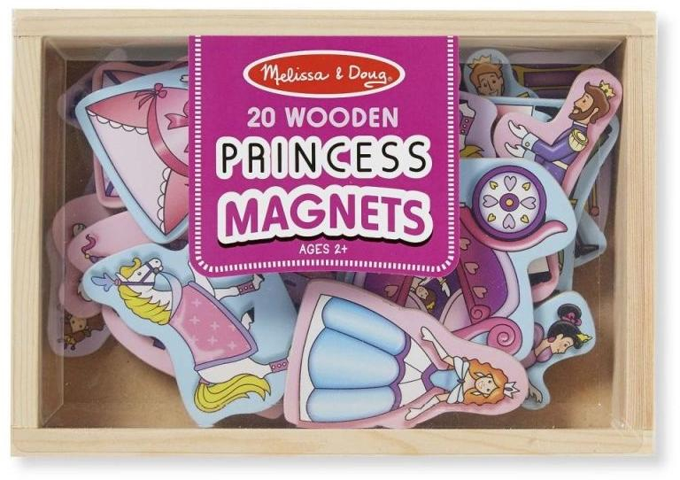 Melissa&Doug Dřevěné magnetky - Princezny