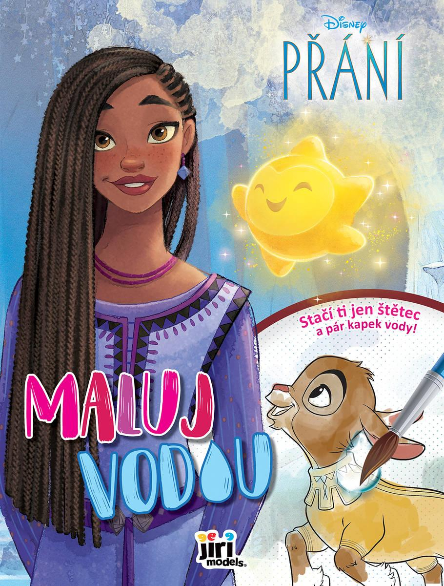 JIRI MODELS Maluj vodou A4 Disney Přání omalovánky