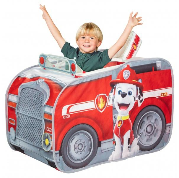 Paw Patrol Dětský Pop Up stan hasičské auto