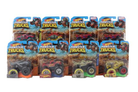 Hot Wheels Monster trucks kaskadérské kousky FYJ44