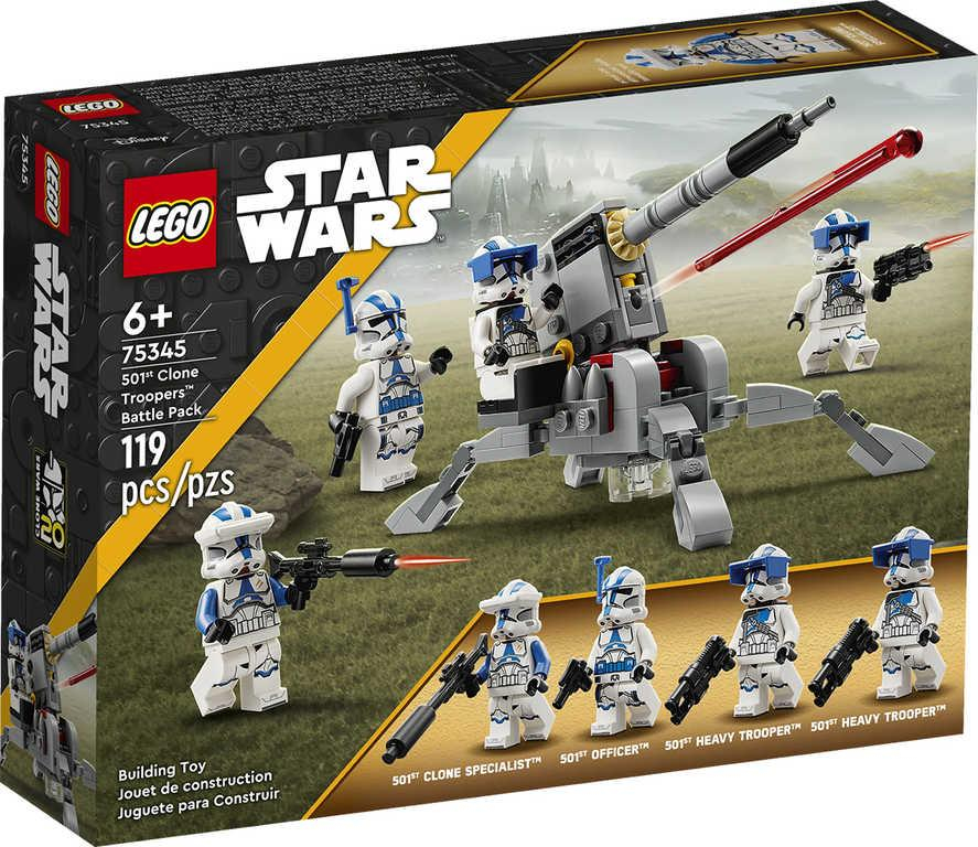 LEGO STAR WARS Bitevní balíček klonovaných vojáků 75345 STAVEBNICE