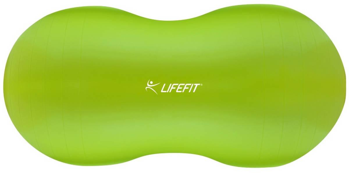 Míč gymnastický Lifefit Nuts zelený 90x45cm balon rehabilitační do 200kg