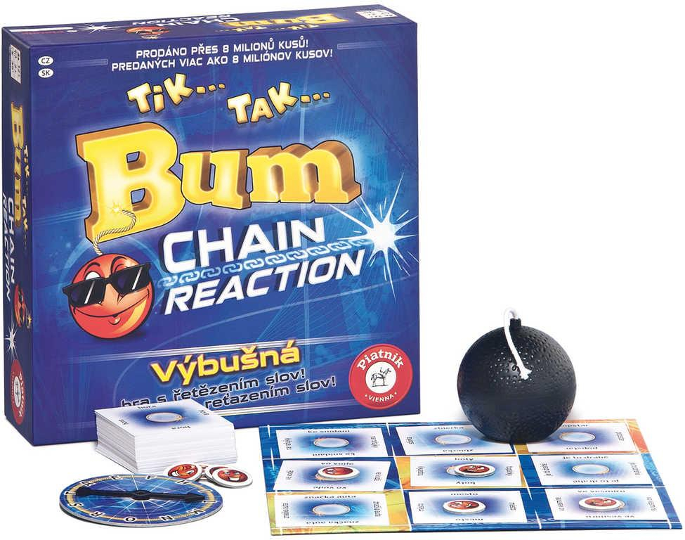 PIATNIK Hra TIK TAK BUM Chain Reaction *SPOLEČENSKÉ HRY*