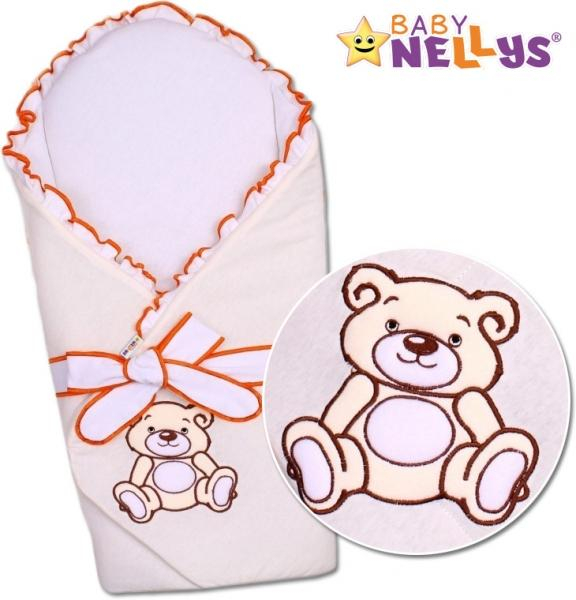 Zavinovačka s výztuží Teddy Bear - jersey - smetanová