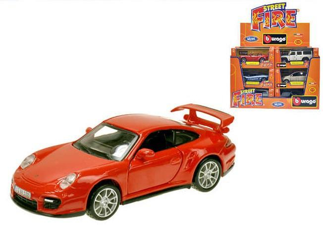 BBURAGO Auto kovové 1:32 kovový model Street Fire Collezione