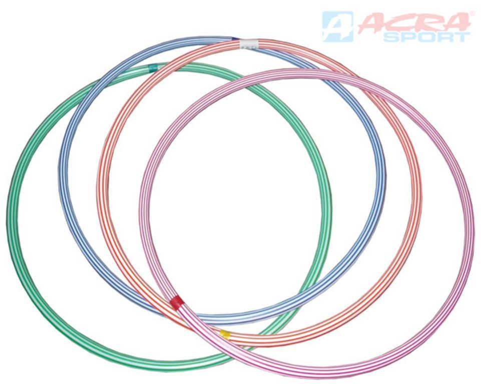 ACRA Obruč gymnastická 90 cm HULA HOOP velká