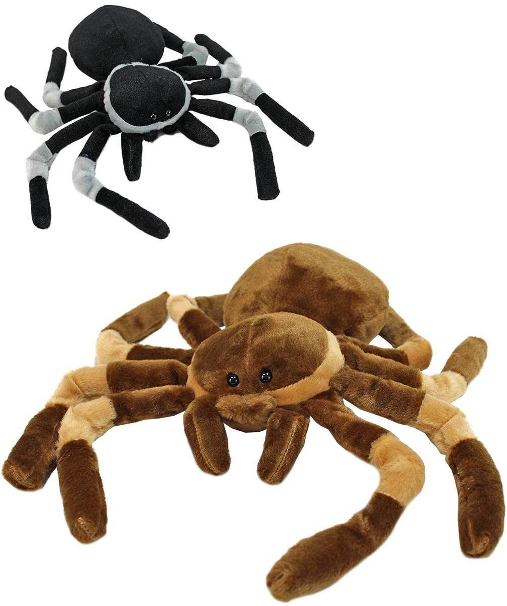 PLYŠ Pavouk 27cm tarantule 2 barvy *PLYŠOVÉ HRAČKY*