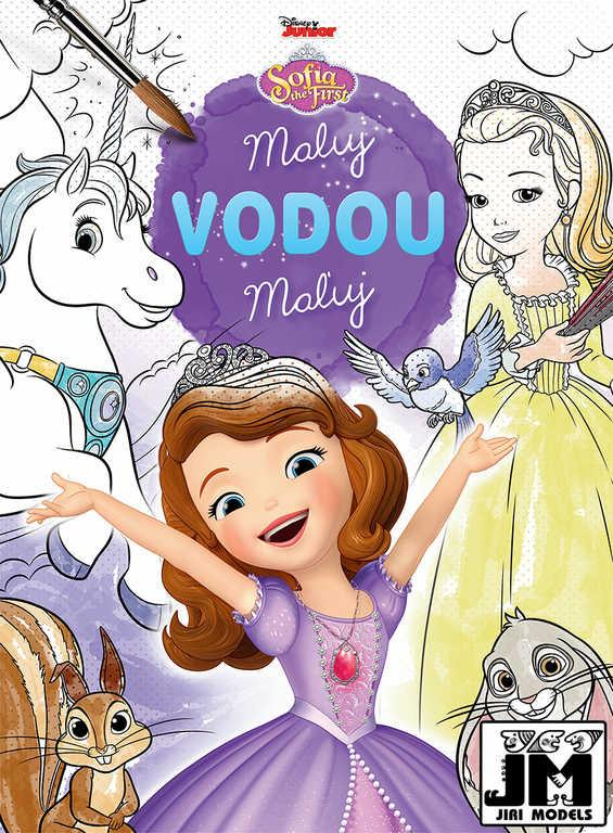 JIRI MODELS Maluj vodou Disney Sofie První omalovánky