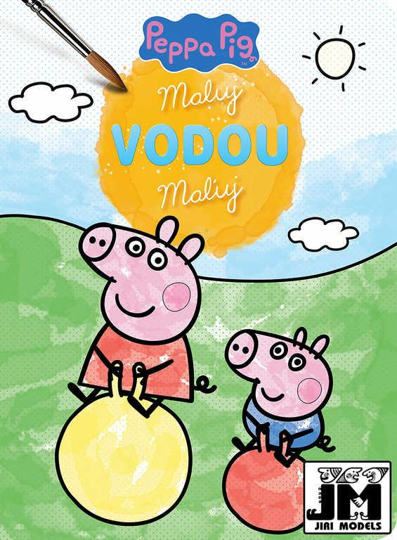 JIRI MODELS Maluj vodou Peppa Pig ve školce omalovánky