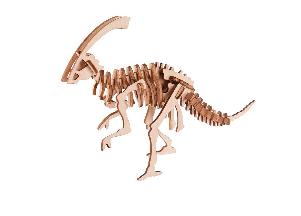 Woodcraft Dřevěné 3D puzzle Parasaurolophus