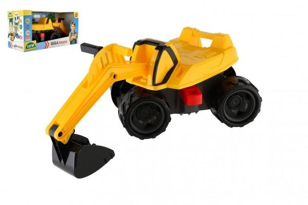 Auto Giga Trucks bagr plast 67cm v krabici 70x35x28cm