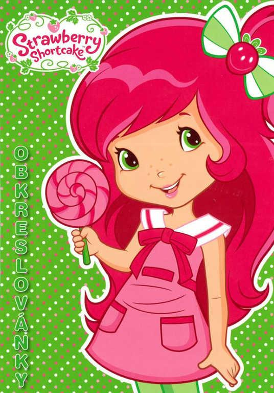 AKIM Omalovánky A5 Jahůdka (Strawberry Shortcake) Obkreslovánky