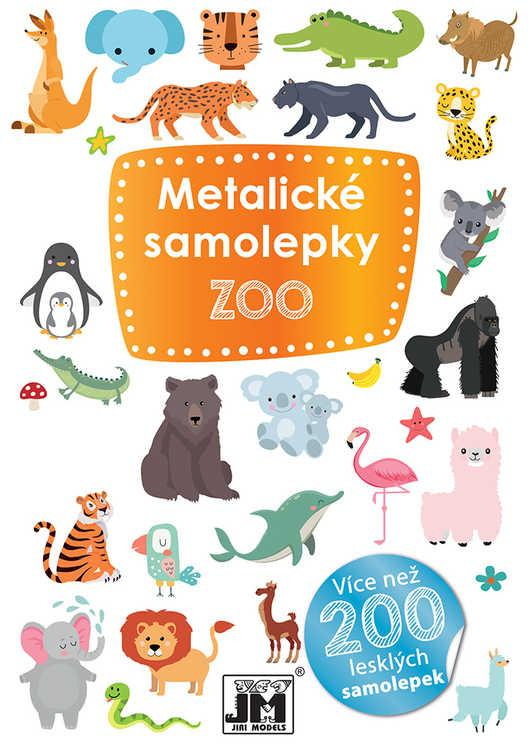 JIRI MODELS Metalické samolepky 200+ Zvířátka ZOO